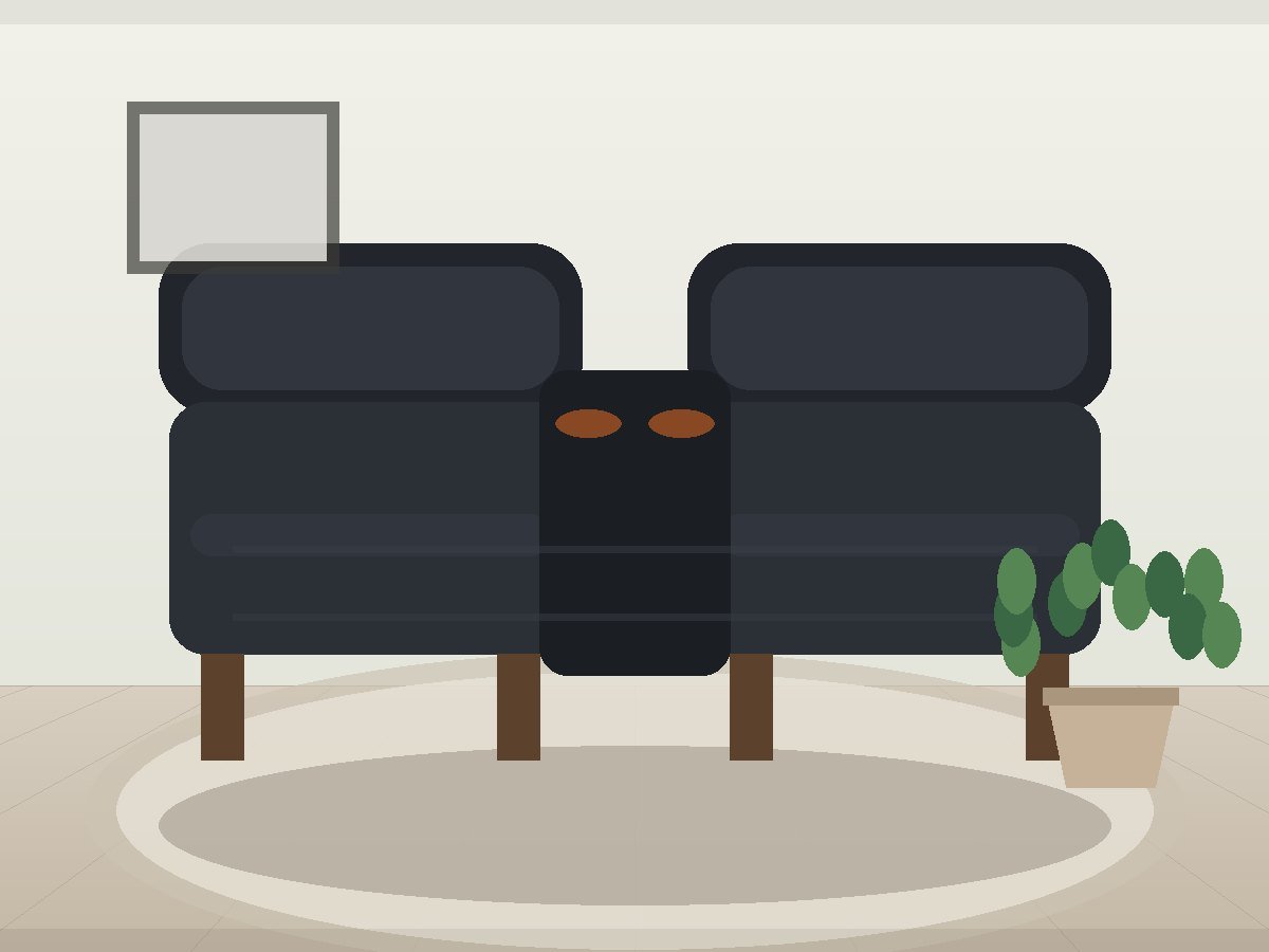 Atlas Two Seat Cinema Recliner