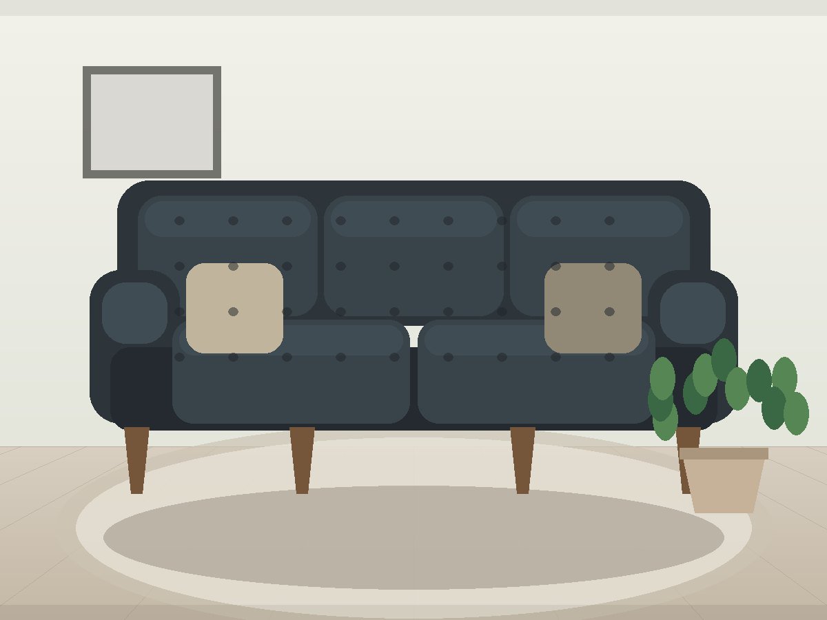 Crumblis 3 Seater Tufted Back Sofa